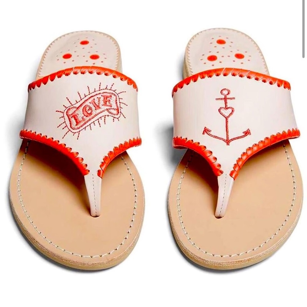 Last Chance Sale! Low Prices 💥 NWOT Jack Rogers Embroidered Sandals